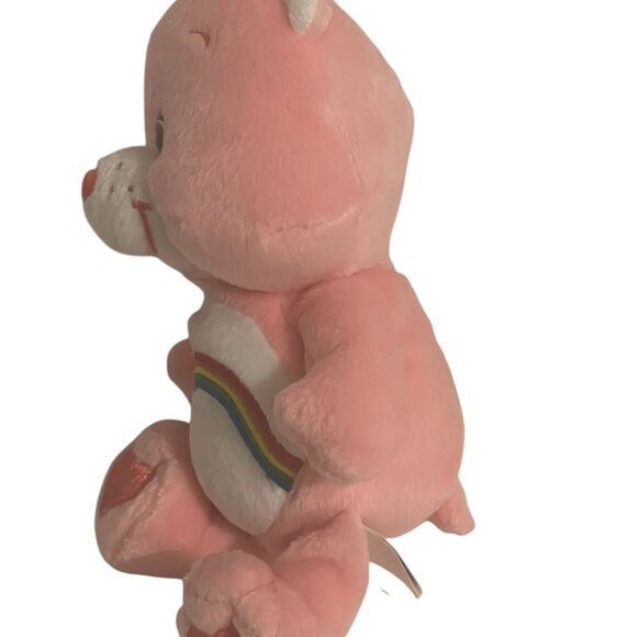 CARE BEARS CHEER BEAR PINK RAINBOW STUFFED ANIMAL PLUSH 8” TOY 2002 - Picture 14 of 14